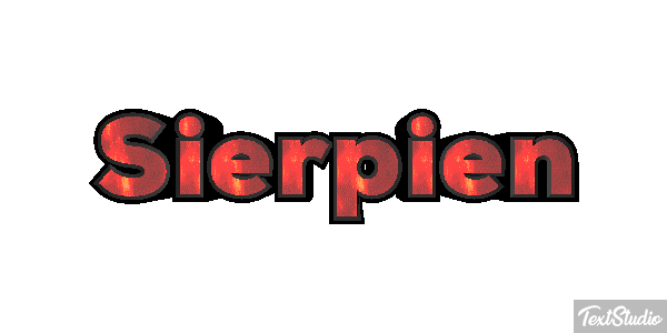 Sierpień テキスト効果