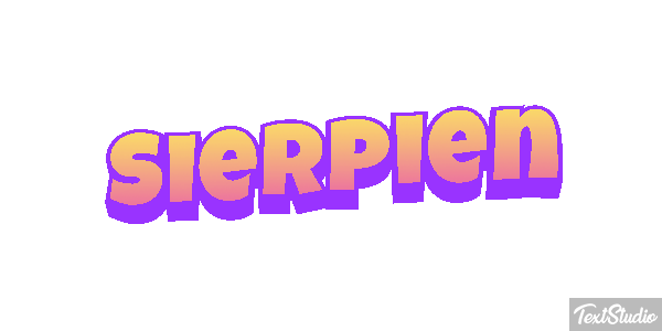 Sierpień テキスト効果