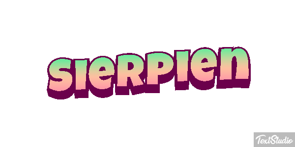 Sierpień テキスト効果
