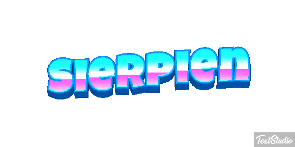 Sierpień テキスト効果