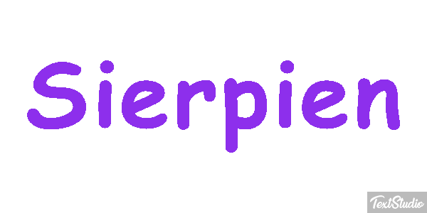 Sierpień テキスト効果