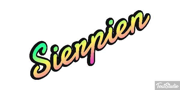 Sierpień テキスト効果