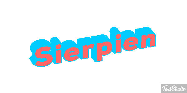 Sierpień テキスト効果