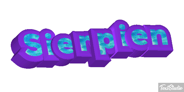 Sierpień テキスト効果