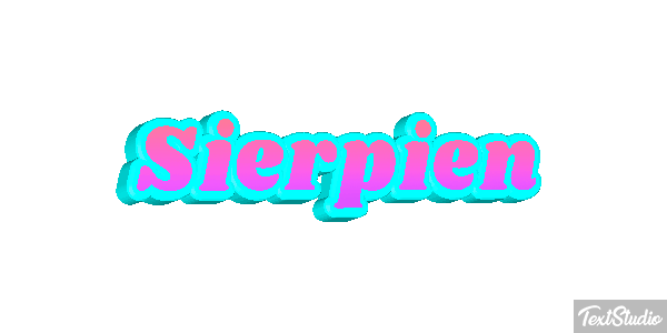 Sierpień テキスト効果