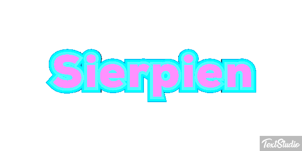 Sierpień テキスト効果