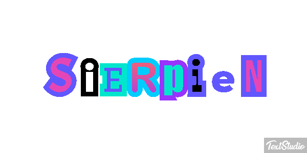 Sierpień テキスト効果