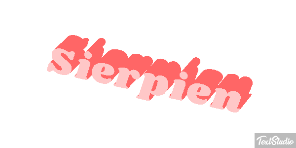 Sierpień テキスト効果