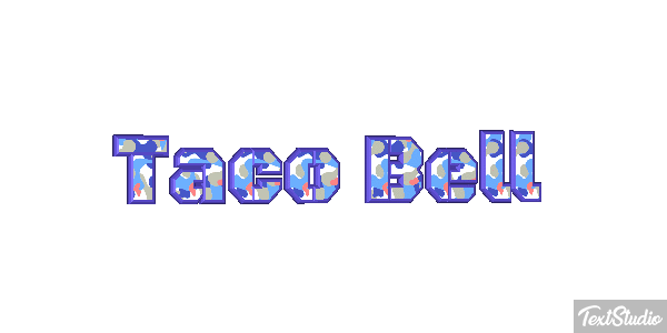 Taco Bell Tekst effect