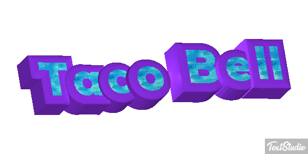 Taco Bell Tekst effect