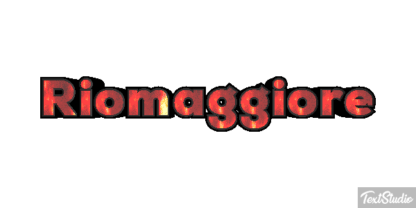 Riomaggiore テキスト効果