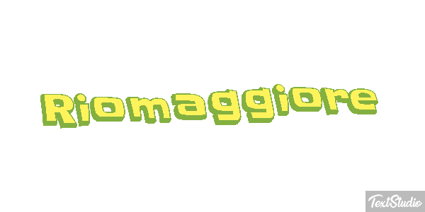 Riomaggiore テキスト効果