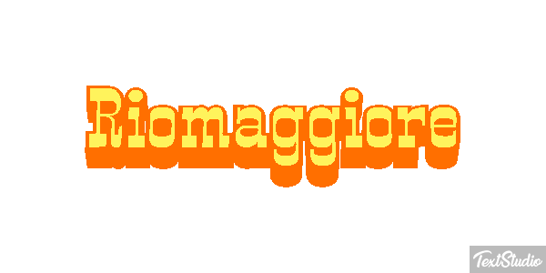 Riomaggiore テキスト効果