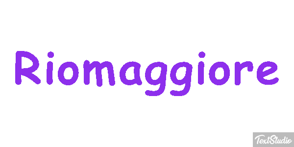 Riomaggiore テキスト効果