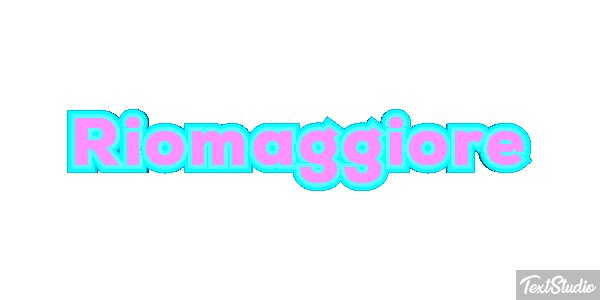 Riomaggiore テキスト効果