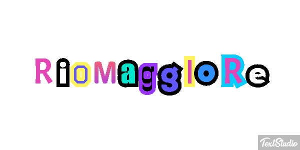 Riomaggiore テキスト効果