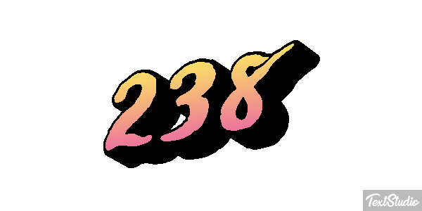 238 Текстовый эффект