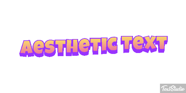 Aesthetic Text Effet de texte