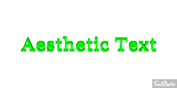 Aesthetic Text Effet de texte