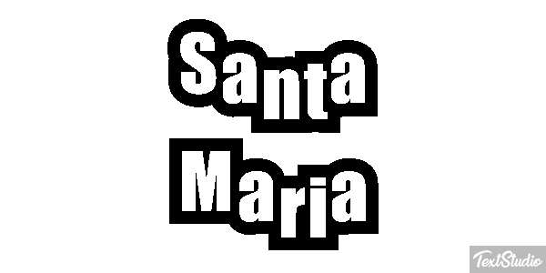 Santa Maria Efecto de texto
