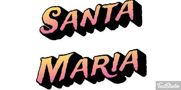 Santa Maria Efecto de texto