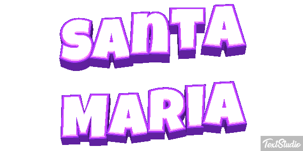 Santa Maria Efecto de texto