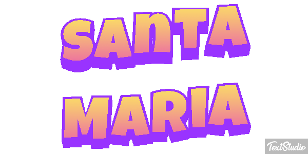 Santa Maria Efecto de texto