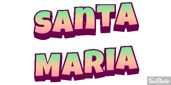 Santa Maria Efecto de texto