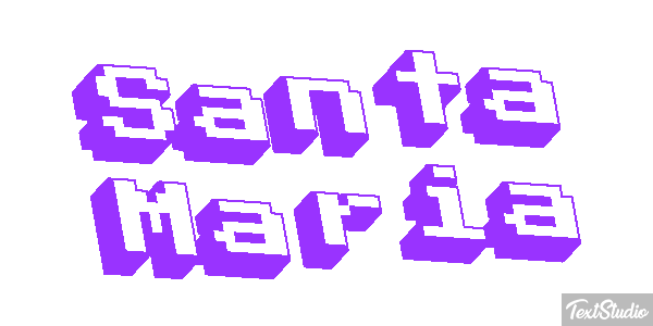 Santa Maria Efecto de texto