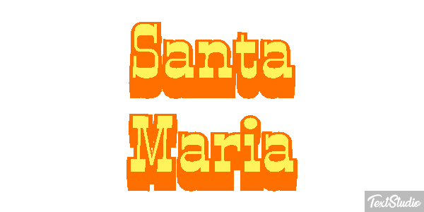Santa Maria Efecto de texto