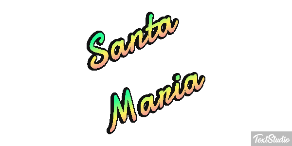 Santa Maria Efecto de texto