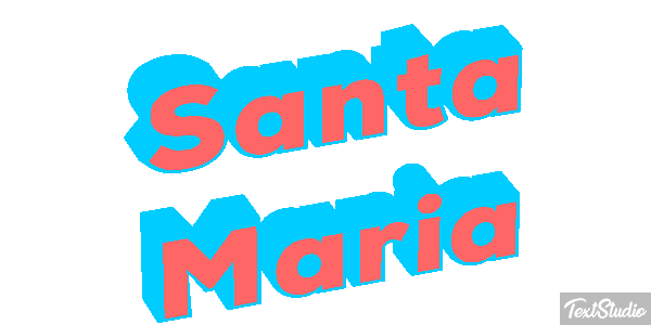 Santa Maria Efecto de texto