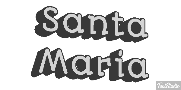 Santa Maria Efecto de texto