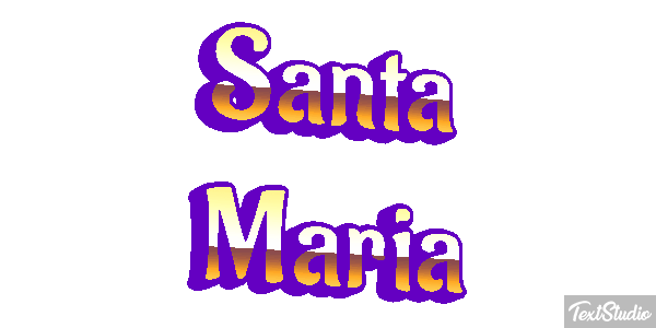 Santa Maria Efecto de texto