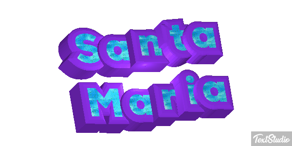 Santa Maria Efecto de texto