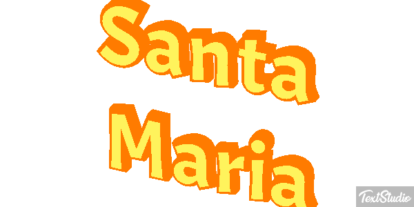 Santa Maria Efecto de texto