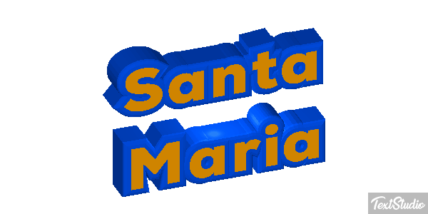 Santa Maria Efecto de texto