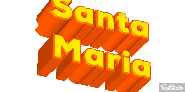 Santa Maria Efecto de texto