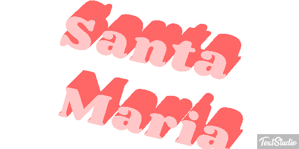 Santa Maria Efecto de texto
