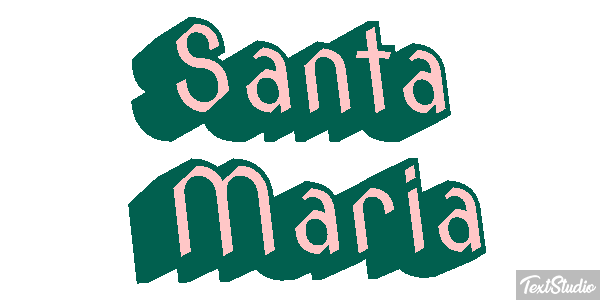 Santa Maria Efecto de texto