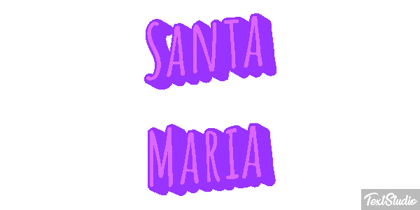 Santa Maria Efecto de texto