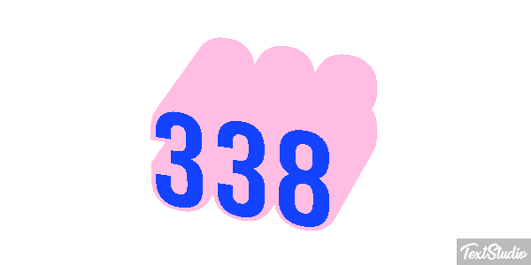 338 Text effect