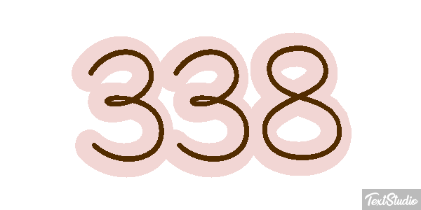 338 Text effect