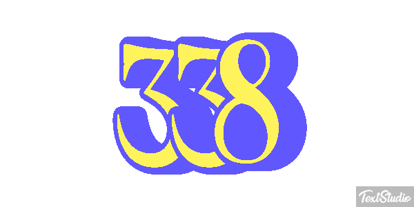338 Text effect