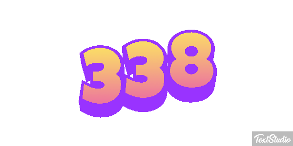 338 Text effect