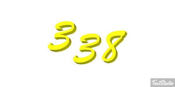 338 Text effect