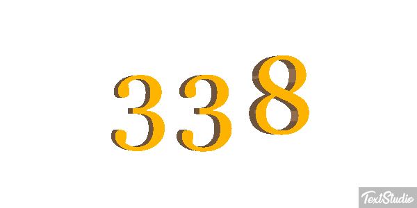 338 Text effect