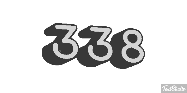 338 Text effect
