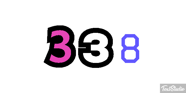 338 Text effect