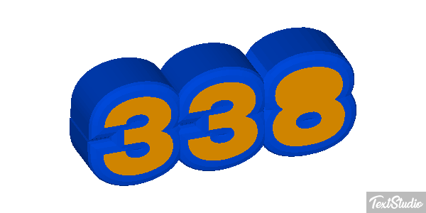 338 Text effect